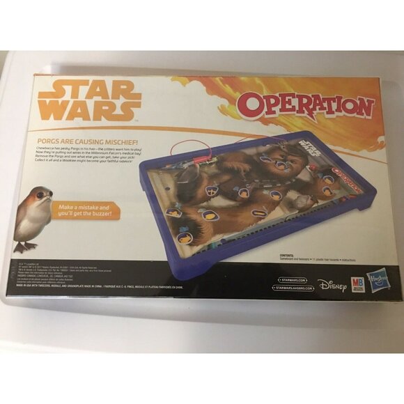 New Star Wars Operation Game: Star Wars Chewbacca Edition Sealed - Picture 4 of 5